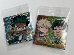 ヒロアカ ウエハース 緑谷出久・爆豪勝己 ステッカー2枚セット