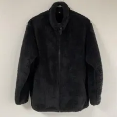 ユニクロ ファーリーフリースフルジップジャケット ブラック 黒 日本サイズXL