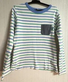 美品　べべ　長袖カットソー 140cm ストライプ