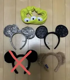 ディズニー　マイク　ニック　カチューシャ　キャップ　ポシェット ディズニー マイク ニック カチューシャ キャップ ポシェット - メルカリ
