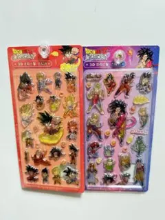 ドラゴンボール　クリスタルステッカー　3Dシール　硬いシール　❗️2枚セット❗️