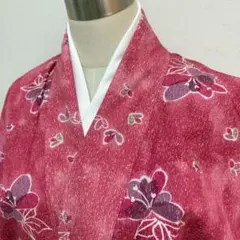 KN4948 洗える着物 小紋 身丈160cm ポリエステル 化繊