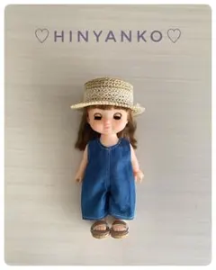 【No.387】 ソランちゃん☆メルちゃん　オールインワン&カンカン帽
