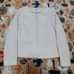 【美品】NATURAL BEAUTY BASIC ノーカラージャケット