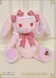 BABY うさくみゃ リュック ベイビー ぬいぐるみ バッグ 赤 ホワイト