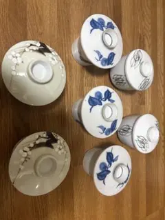 の*ん様 高*治様 陶器製蓋付き茶碗蒸し7個セット