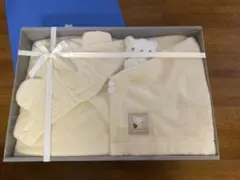 現行品　familiar ギフトセット ポンチョ型バスタオル