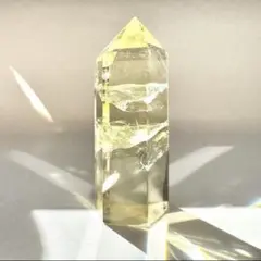 高品質 高透明 シトリン 黄水晶 六角柱