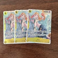 ナミSR EB03-053 ワンピースカード　ヒロインズエディション　3枚