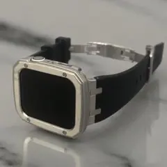 SQs★アップルウォッチ　ラバーベルト カバー　Apple Watchバンド