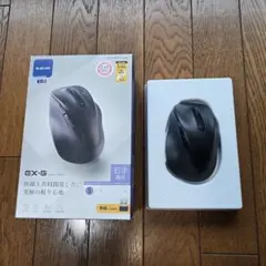 ★ELECOM EX-G 抗菌静音仕様 無線マウス ブラック★