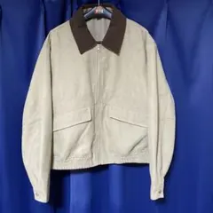 ベージュ スエード風 ジャケット