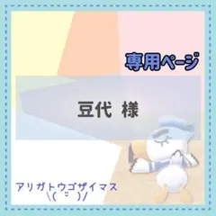 豆代様 リクエスト 2点 まとめ商品