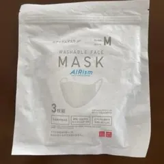 UNIQLO AIRism 洗えるマスク 3枚入り　小さめM