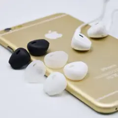Bh72【Apple EarPods専用】イヤホンパッド互換品　6個入り