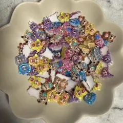 カラフル動物型ネイルパーツ多数セット サンリオの被り物ネイパ