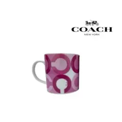 コーチ　未使用　シグネチャー　マグカップ　ピンク　ノベルティ
