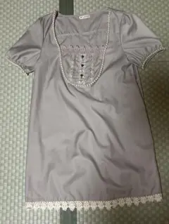 パール付きワンピース