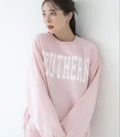 【coca】ポリエステルコットン裏起毛アソートカレッジスウェットトップス