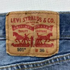 リーバイス501 ダメージハーフパンツ W36 大きいサイズ(レディース3XL)
