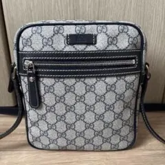 GUCCI グッチ GG柄 ポシェット ショルダーバッグ ネイビーのサムネイル