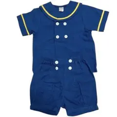 【バースデイ】セーラー襟 ベビー服 90cm フタフタ　上下セット