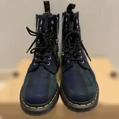 ドクターマーチン チェック柄レインブーツ UK 6 Dr Martens - メルカリ