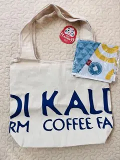 【美品】KALDI コーヒーファーム エコバッグ
