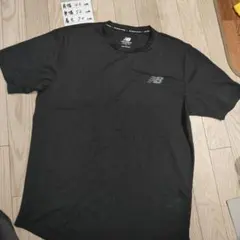 【美品】ニューバランス Q Speed ジャガード Tシャツ L 黒 ランニング