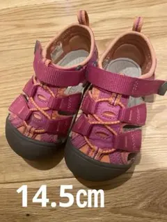 KEEN ピンク サンダル　14.5㎝