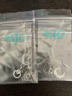 シルバー925 ネックレス 2本セット