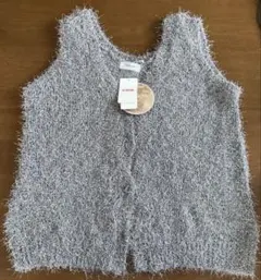 新品タグ付き　tal. by yumi. グレー ニットベスト
