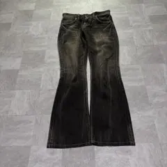 イタリア製 00s old DIESEL black flare denim - メルカリ