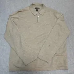 BANANA REPUBLIC メリノウール ポロシャツ XL ベージュ