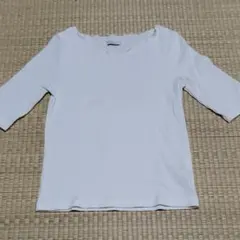 earth music&ecology　七分袖リブシャツ