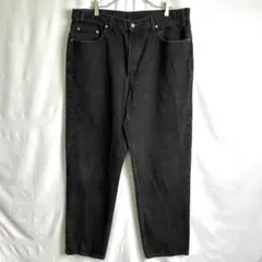 90s Levi's 550 ブラック デニム バギー パンツ W40×L32