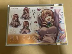 アマカノ シリーズ コラボカフェ2025 ミニ色紙　箔押サイン 結灯&ちとせ&玲 アマカノ シリーズ コラボカフェ2025 ミニ色紙 箔押サイン 結灯