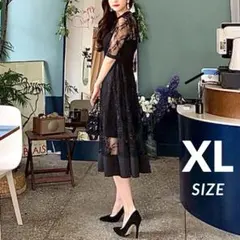 オケージョン　パーティー　キャバドレス　ワンピース　結婚式　レース　二次会　長袖