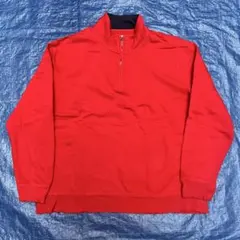 st.john's bay ハーフジップスウェット　古着