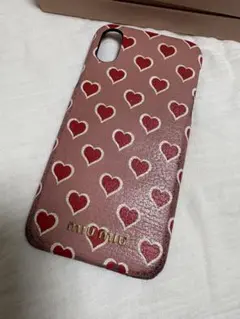 miu miu ハート柄 iPhoneＸケースのサムネイル