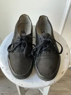 VANS ブラック オーセンティック スニーカー バンズUS7.5