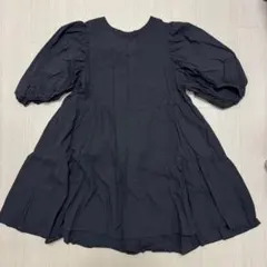 半袖ミニワンピース　黒