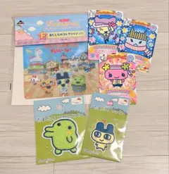 たまごっち ふわふわワッペン ポーチ カードセット