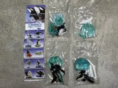 【鴨川シーワールド】 ガチャガチャ フィギュアコレクション シャチ3種ベルーガ