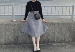 GU ジーユー フレアロングスカート