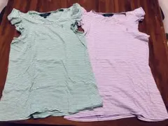 ラルフローレン　袖フリルＴシャツ　2枚組のサムネイル