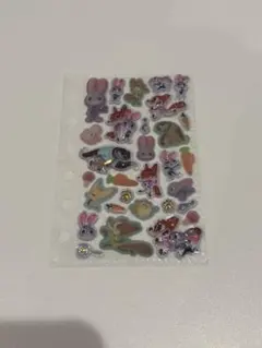 ズートピアシール　コットンパフィ　プチドロ　おすそ分け