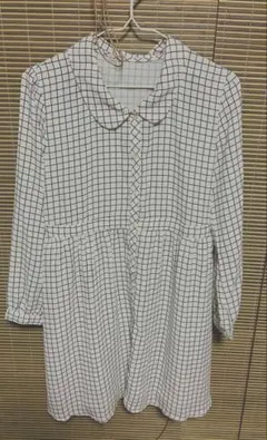 【ジ・エンポリアム】丸襟チェック柄シャツワンピース【THE EMPORIUM】のサムネイル