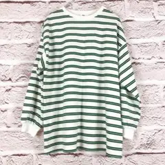 za2 WEGO ストライプ 長袖Tシャツ F