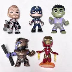 MARVEL マーベル ミステリーミニ フィギュア アベンジャーズ　5体セット